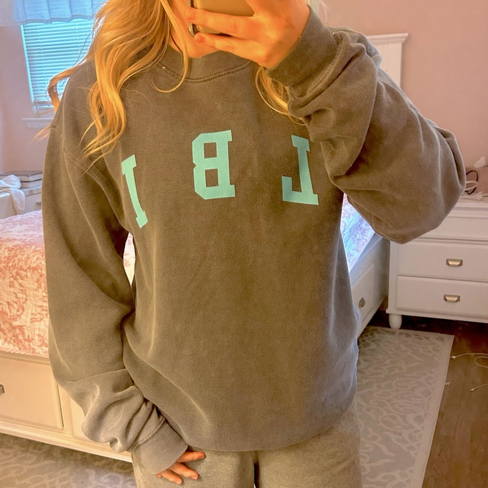 LBI grey and blue crewneck!